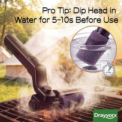 GrillMaster Pro™ Cordless BBQ Cleaning Brush – Rechargeable & Deep Cleaning Power