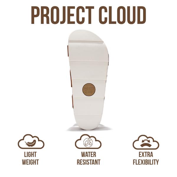 Project Cloud Women's | Eco-Leather Upper Wedge Sandals | Lightweight | Non-Slip - Phased
