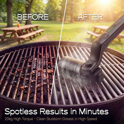 GrillMaster Pro™ Cordless BBQ Cleaning Brush – Rechargeable & Deep Cleaning Power