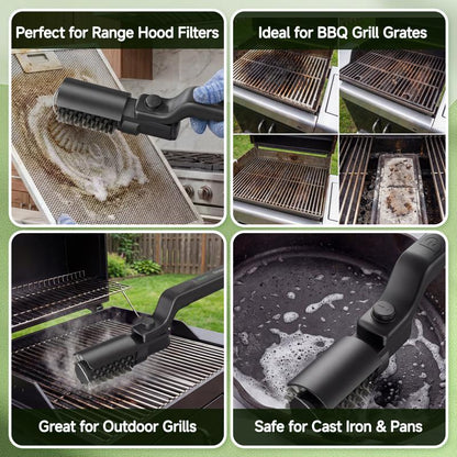 GrillMaster Pro™ Cordless BBQ Cleaning Brush – Rechargeable & Deep Cleaning Power